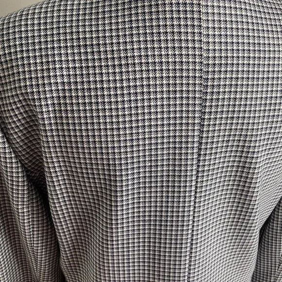 Vintage Chad Stevens Herringbone Wear to Work Boxy Oversized Blazer Size 10 - Picture 5 of 13